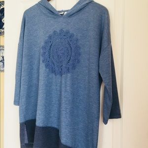 Cato tunic - lace trimmed